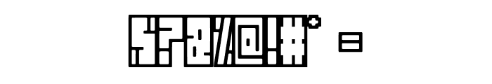 AutoSquare Font OTHER CHARS
