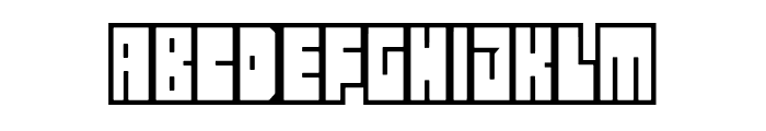 AutoSquare Font UPPERCASE