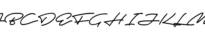 Autograf PERSONAL USE ONLY Font UPPERCASE
