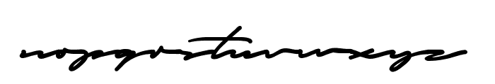 Autograf PERSONAL USE ONLY Font LOWERCASE