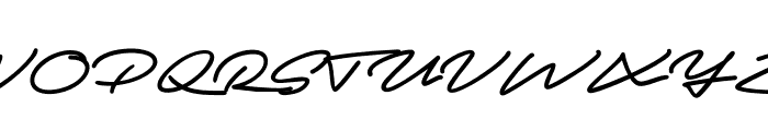 Autografia PERSONAL USE ONLY Black Font UPPERCASE