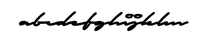 Autografia PERSONAL USE ONLY Black Font LOWERCASE