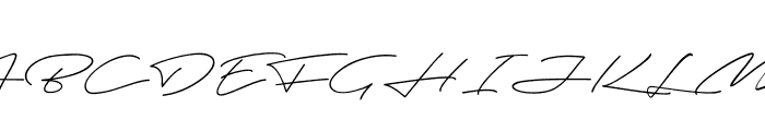 Autografia PERSONAL USE ONLY Thin Font UPPERCASE