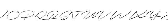 Autografia PERSONAL USE ONLY Thin Font UPPERCASE