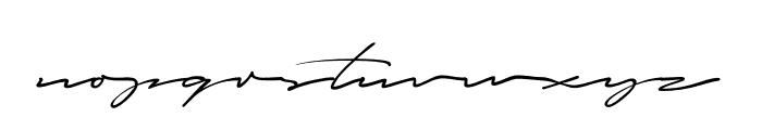 Autografia PERSONAL USE ONLY Thin Font LOWERCASE