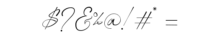 Autograph Font OTHER CHARS