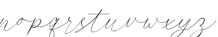 Autograph Font LOWERCASE