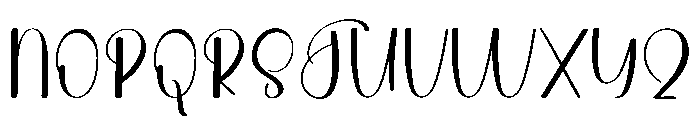 Autographer Font UPPERCASE