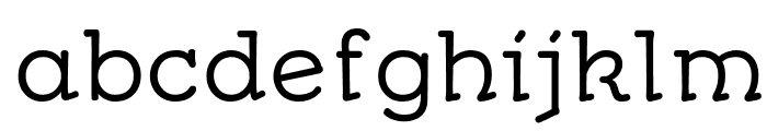 Autour One Regular Font LOWERCASE