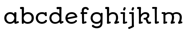 Autour-Regular Font LOWERCASE