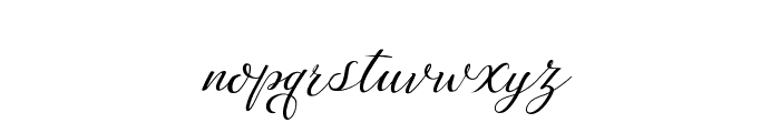 Auttan-Regular Font LOWERCASE