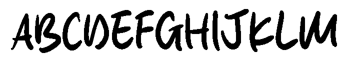 Autumn Bright Font UPPERCASE