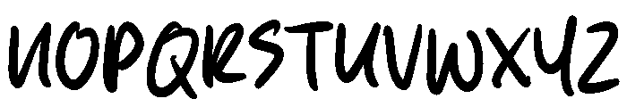Autumn Bright Font UPPERCASE