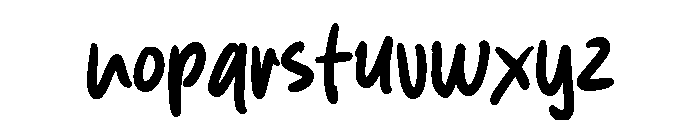 Autumn Bright Font LOWERCASE