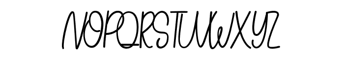 Autumn Days - Personal Use Regular Font UPPERCASE