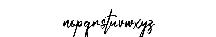 Autumn Field ikiiko.com Font LOWERCASE