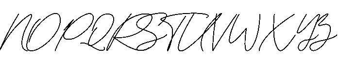 Autumn Leaf Font UPPERCASE
