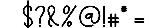 Autumn Moment Font OTHER CHARS