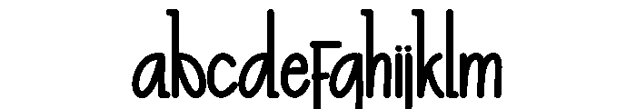 Autumn Moment Font LOWERCASE