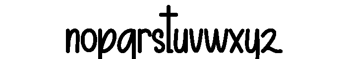 Autumn Moment Font LOWERCASE