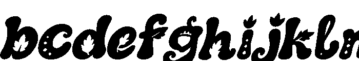 Autumn Reverie Italic Demo Italic Font LOWERCASE