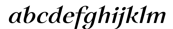 Auxerre 56 Italic reduced Font LOWERCASE