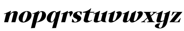 Auxerre 76 Bold Italic reduced Font LOWERCASE