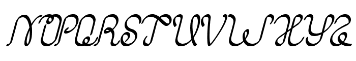 authentic love Font UPPERCASE