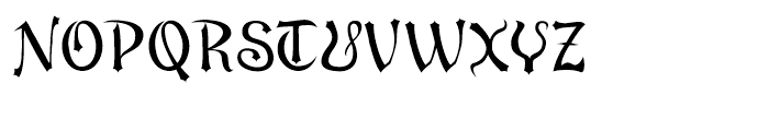 Auldroon Regular Font UPPERCASE