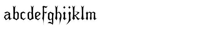 Auldroon Regular Font LOWERCASE