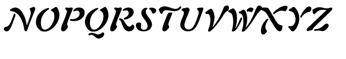 Auriol Bold Italic Font UPPERCASE