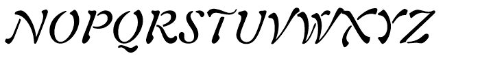 Auriol Italic Font UPPERCASE