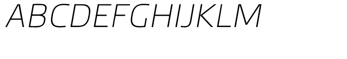 Autobahn Light Italic Font UPPERCASE