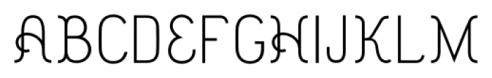 Austen Regular Font LOWERCASE