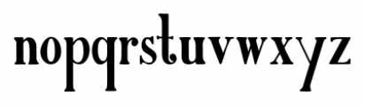Austie Bost Roman Holiday Solid Regular Font LOWERCASE
