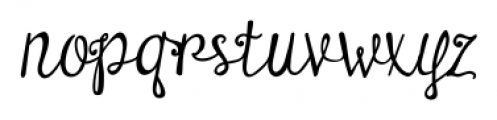 Austie Bost There For You Regular Font LOWERCASE