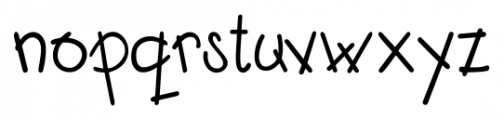 Austie Bost Toy Chest Regular Font LOWERCASE