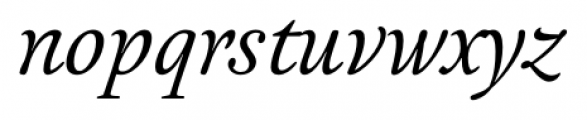Australis Pro Swash Italic Font LOWERCASE