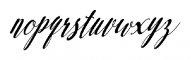 Austtria Letter Font LOWERCASE