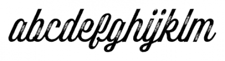 Authentica Rough Font LOWERCASE
