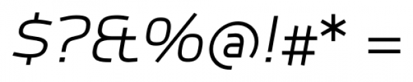 Autobahn Pro Regular Italic Font OTHER CHARS
