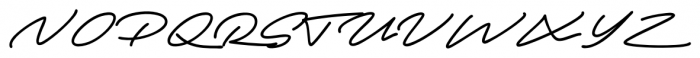 Autograf Regular Font UPPERCASE