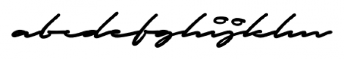 Autograf Regular Font LOWERCASE