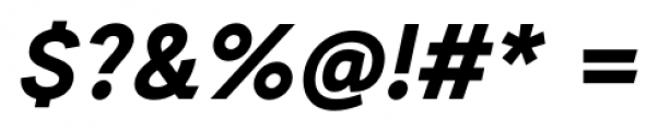Auxilia Bold Oblique Font OTHER CHARS