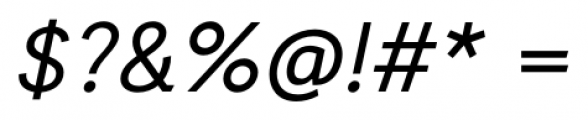 Auxilia Oblique Font OTHER CHARS