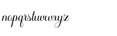 Aubgane Font LOWERCASE