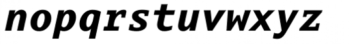 Aubusson Bold Italic Font LOWERCASE