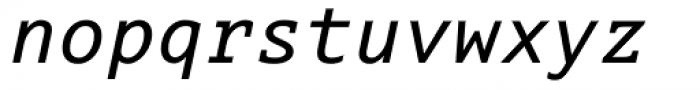 Aubusson Italic Font LOWERCASE