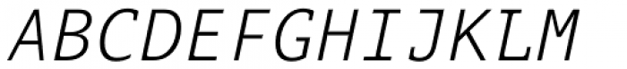 Aubusson Light Italic Font UPPERCASE