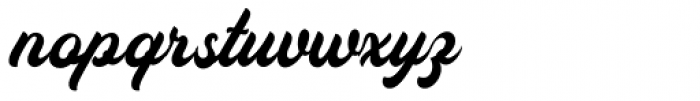Auckland Script Regular Font LOWERCASE